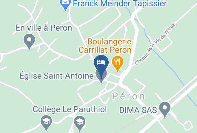 Ain - Auberge Communale La Fruitiere Maps