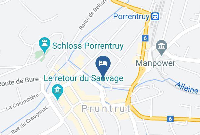 Porrentruy - Auberge D'ajoie Maps