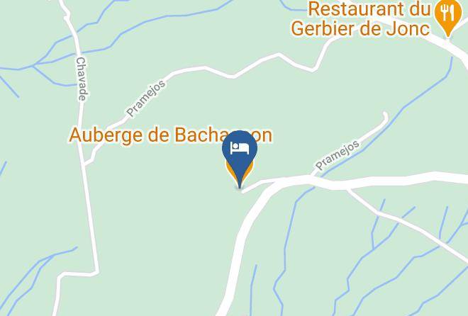 Ardeche - Auberge De Bachasson Maps