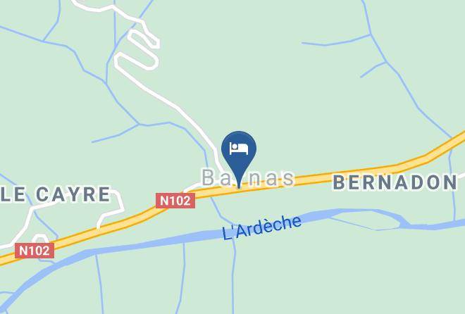 Ardeche - Auberge De Barnas Maps