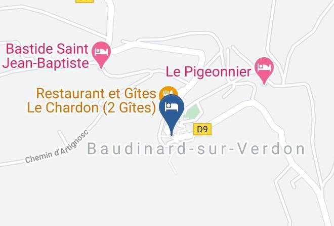 Var - Auberge De Baudinard Maps