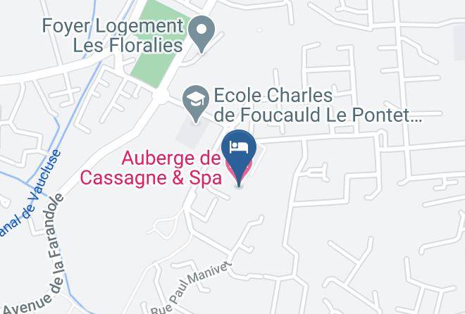 Vaucluse - Auberge De Cassagne & Spa Maps