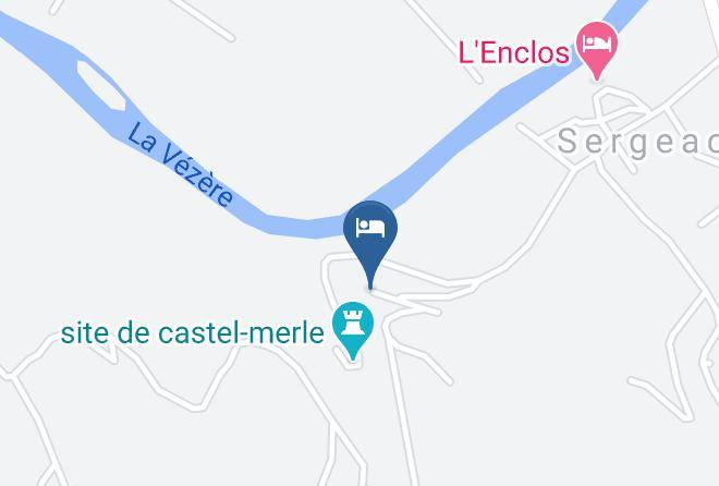 Dordogne - Auberge De Castel Merle Maps