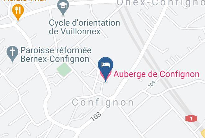 Confignon - Auberge De Confignon Maps