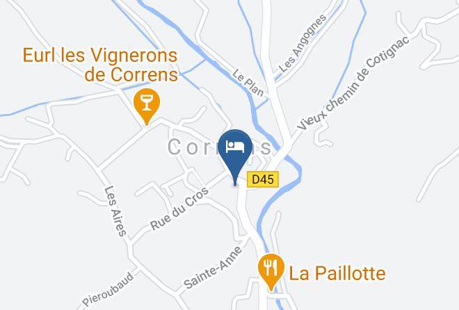 Var - Auberge De Correns Maps