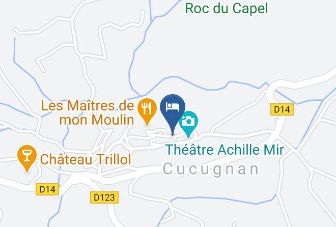 Aude - Auberge De Cucugnan Maps