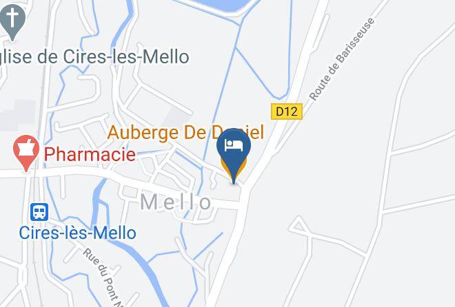 Oise - Auberge De Daniel Maps