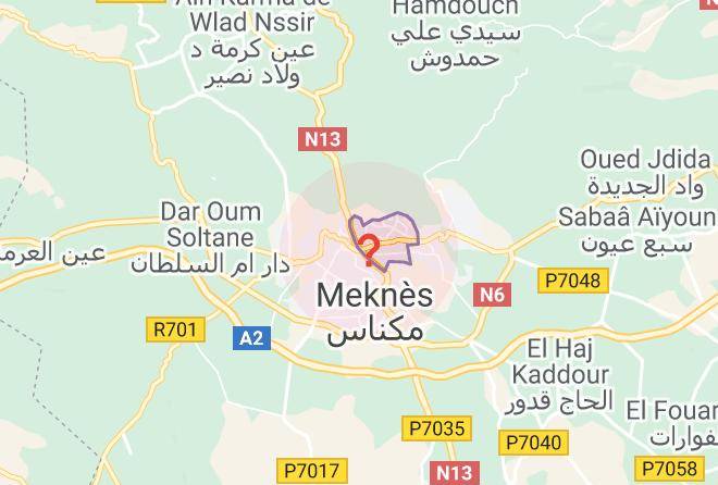 Meknes - Auberge De Dernier Lion De L'atlas Maps