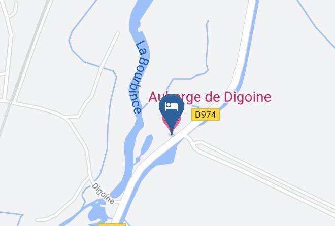 Saone Et Loire - Auberge De Digoine Maps