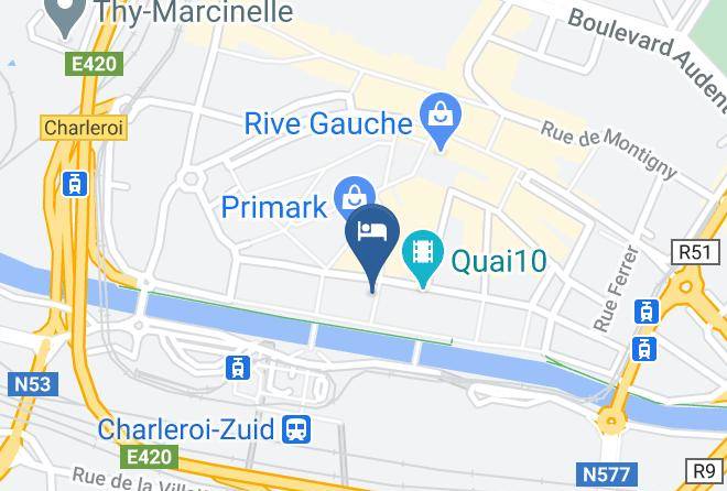 Hainaut - Auberge De Jeunesse Charleroi Youth Hostel Maps