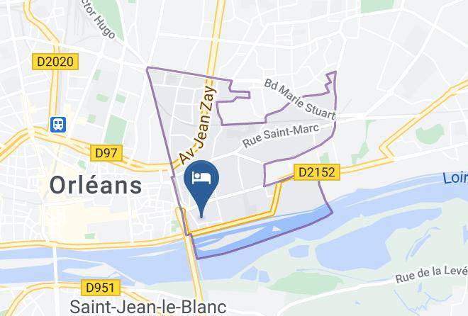 Loiret - Auberge De Jeunesse D'orleans Maps