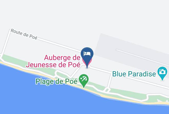 Bourail - Auberge De Jeunesse De Poe Maps