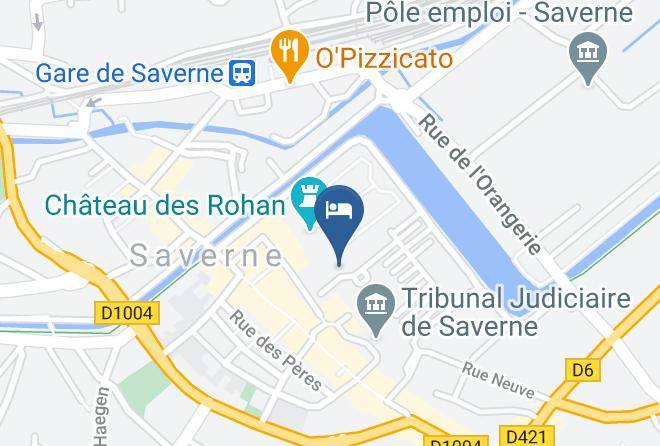 Bas Rhin - Auberge De Jeunesse De Saverne Maps