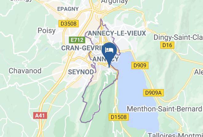 Haute Savoie - Auberge De Jeunesse Hi Annecy Maps