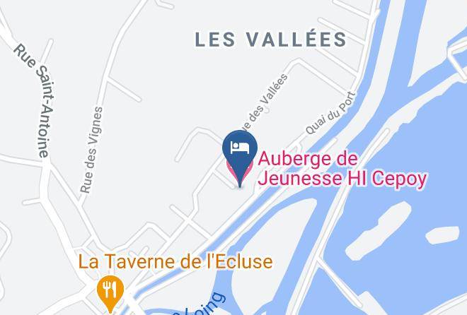 Loiret - Auberge De Jeunesse Hi Cepoy Maps