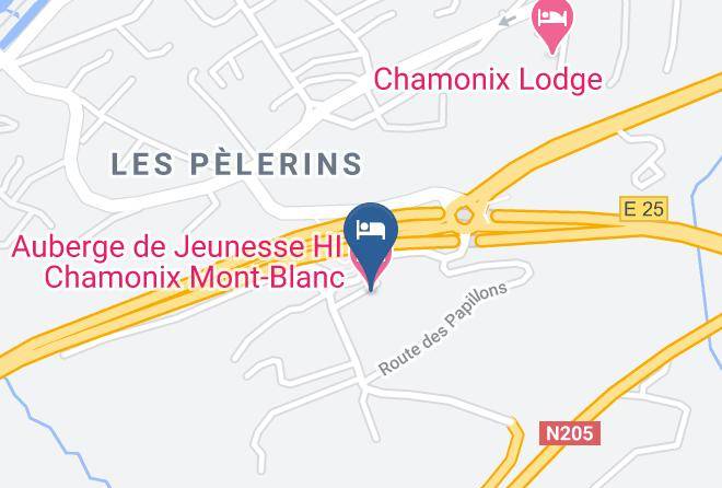 Haute Savoie - Auberge De Jeunesse Hi Chamonix Mont Blanc Maps