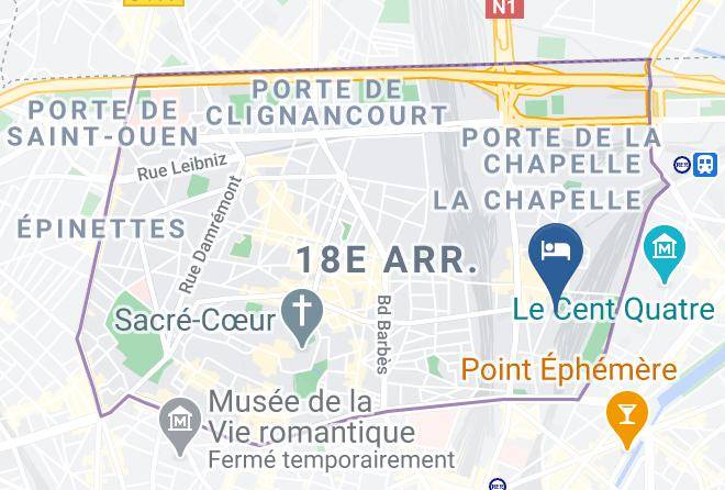 Paris - Auberge De Jeunesse Hi Paris Yves Robert Maps