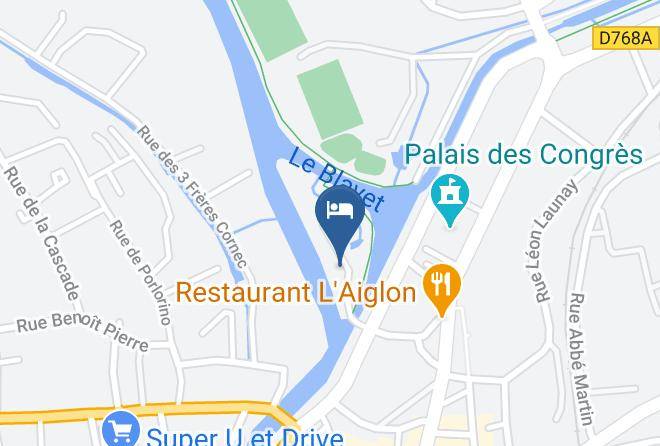 Morbihan - Auberge De Jeunesse Hi Pontivy Maps