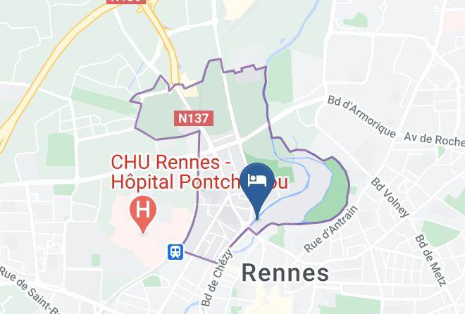 Ille Et Vilaine - Auberge De Jeunesse Hi Rennes Maps