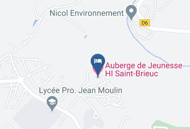 Cotes D Armor - Auberge De Jeunesse Hi Saint Brieuc Maps