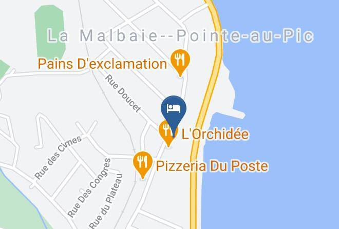 Charlevoix Est Regional County Municipality - Auberge De Jeunesse La Malbaie Maps