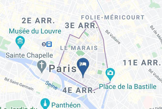 Paris - Auberge De Jeunesse Mije Fauconnier Maps