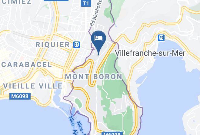 Maritime Alps - Auberge De Jeunesse Mont Boron Maps