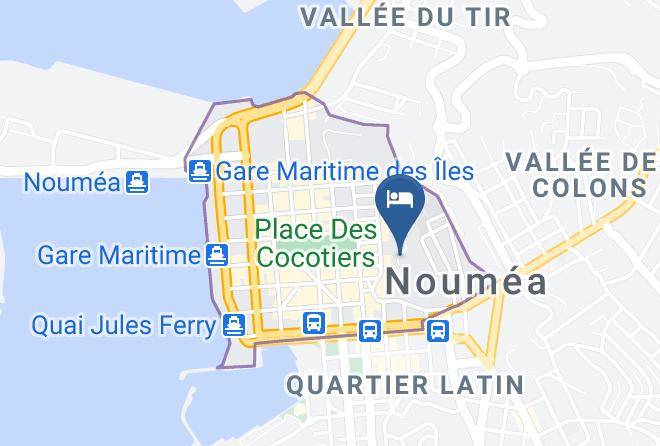 Noumea - Auberge De Jeunesse Maps