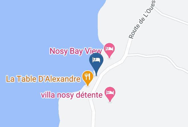 Nosy Be - Auberge De Jeunesse Saka'do Maps
