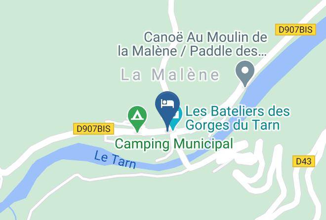 Lozere - Auberge De L'embarcadere Maps