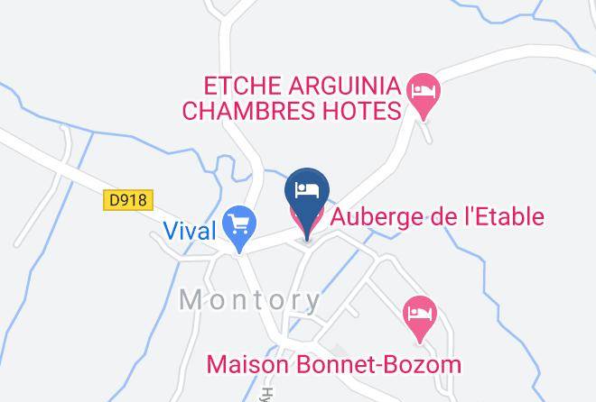 Pyrenees Atlantiques - Auberge De L'etable Maps