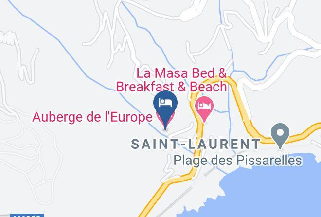 Maritime Alps - Auberge De L'europe Maps