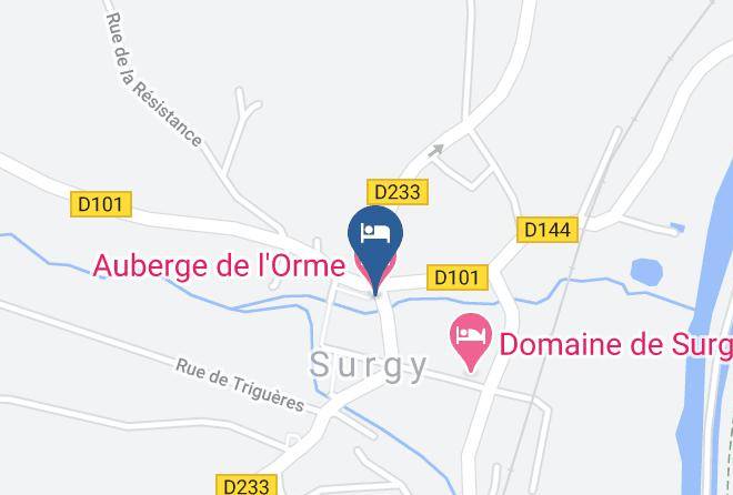 Nievre - Auberge De L'orme Maps