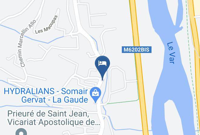 Maritime Alps - Auberge De La Baronne Maps