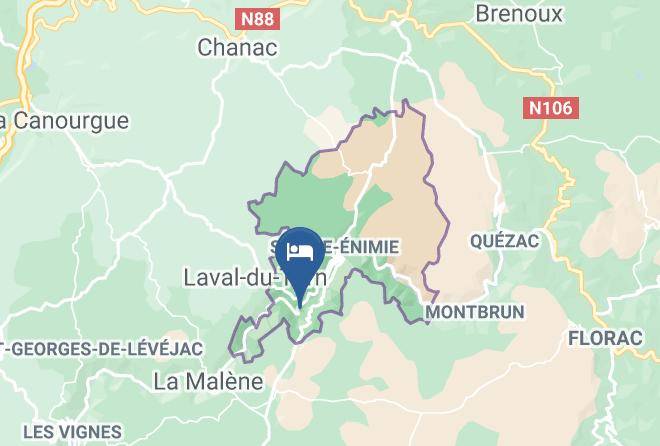 Lozere - Auberge De La Cascade Maps