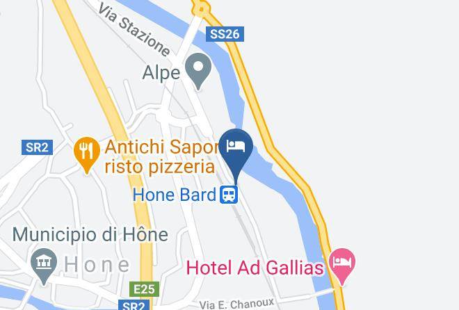 Aosta - Auberge De La Gare Maps
