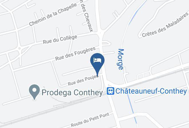 Conthey - Auberge De La Gare Maps