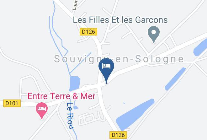 Loir Et Cher - Auberge De La Grange Aux Oies Maps