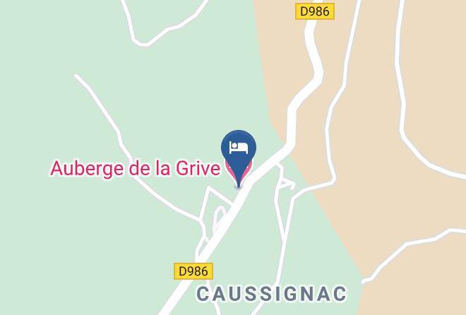 Lozere - Auberge De La Grive Maps