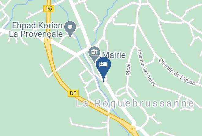 Var - Auberge De La Loube Maps