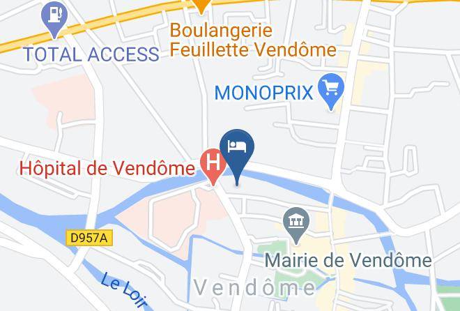 Loir Et Cher - Auberge De La Madeleine Maps