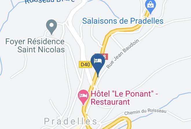 Haute Loire - Auberge De La Mere Cadenette Gite D'etape Maps