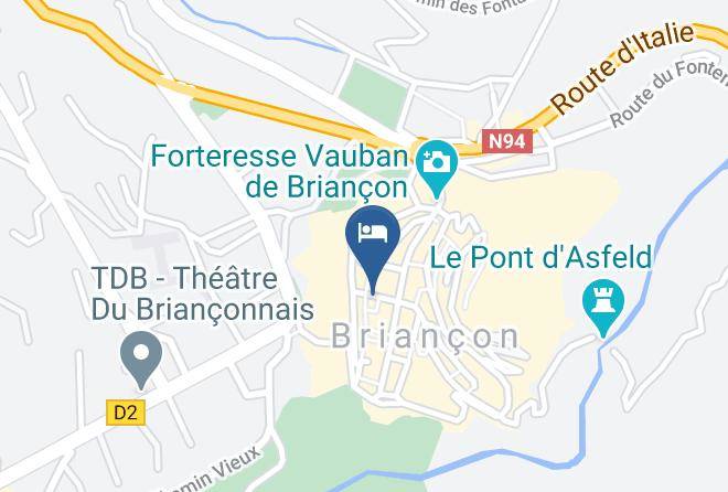 Hautes Alpes - Auberge De La Paix Maps