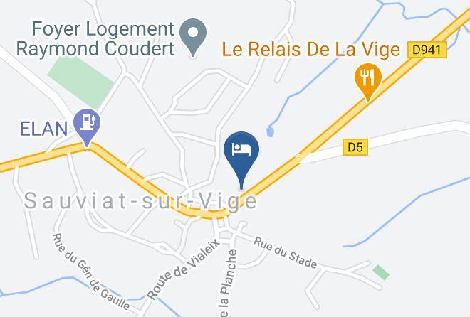 Haute Vienne - Auberge De La Poste Maps