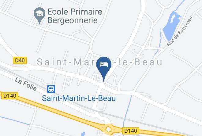 Indre Et Loire - Logis Auberge De La Treille Maps