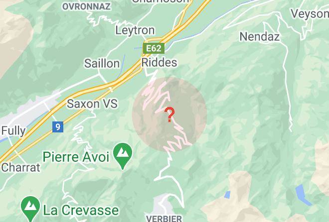 Martigny - Auberge De La Tzoumaz Maps