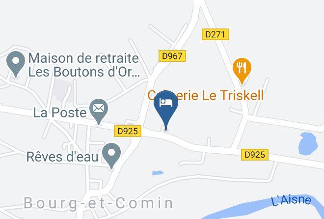 Aisne - Auberge De La Vallee Maps
