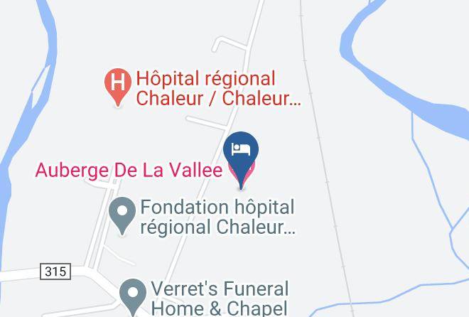 Gloucester - Auberge De La Vallee Hotel Maps