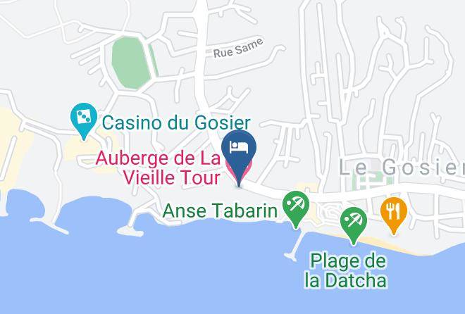 Le Gosier - Auberge De La Vieille Tour Maps
