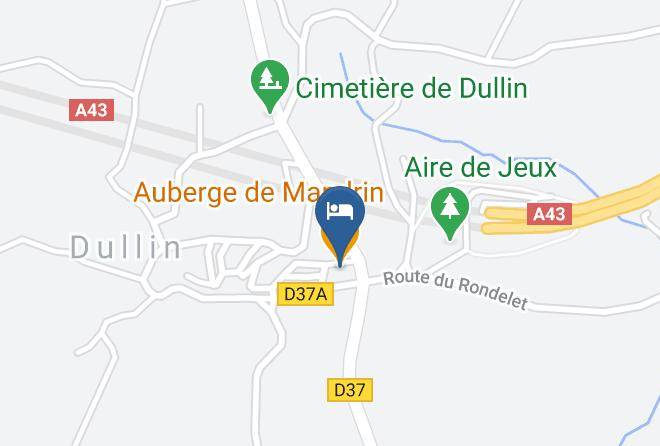 Savoie - Auberge De Mandrin Maps